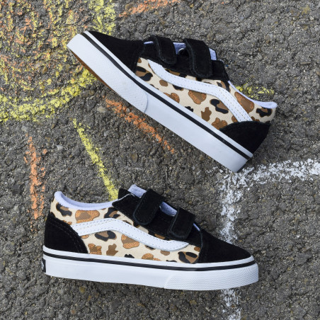TD OLD SKOOL Noir Léopard, Sneakers basses Vans