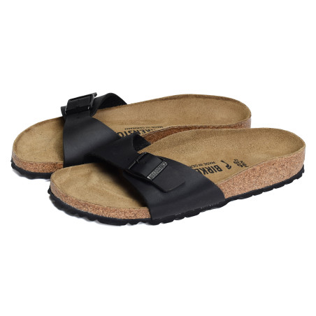 MADRID W Noir, Mules Birkenstock