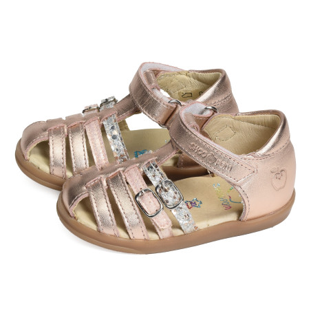 PIKA SPART Rose Glitter, Sandales plates & Nu-Pieds Shoopom