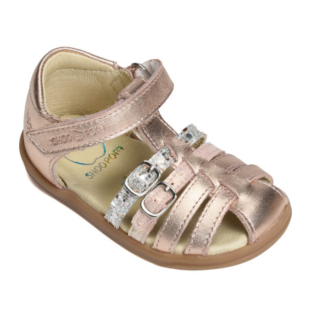 PIKA SPART Rose Glitter, Sandales plates & Nu-Pieds Shoopom