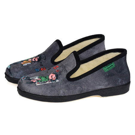 G158 Gris, Charentaises La Maison de l'Espadrille