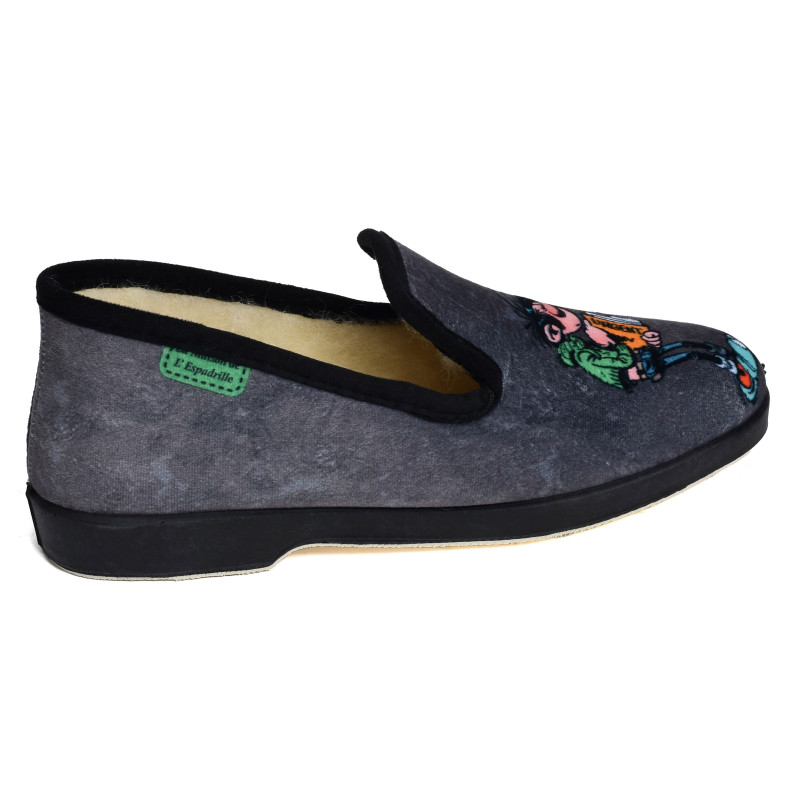 G158 Gris, Charentaises La Maison de l'Espadrille