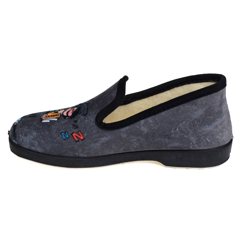 G158 Gris, Charentaises La Maison de l'Espadrille