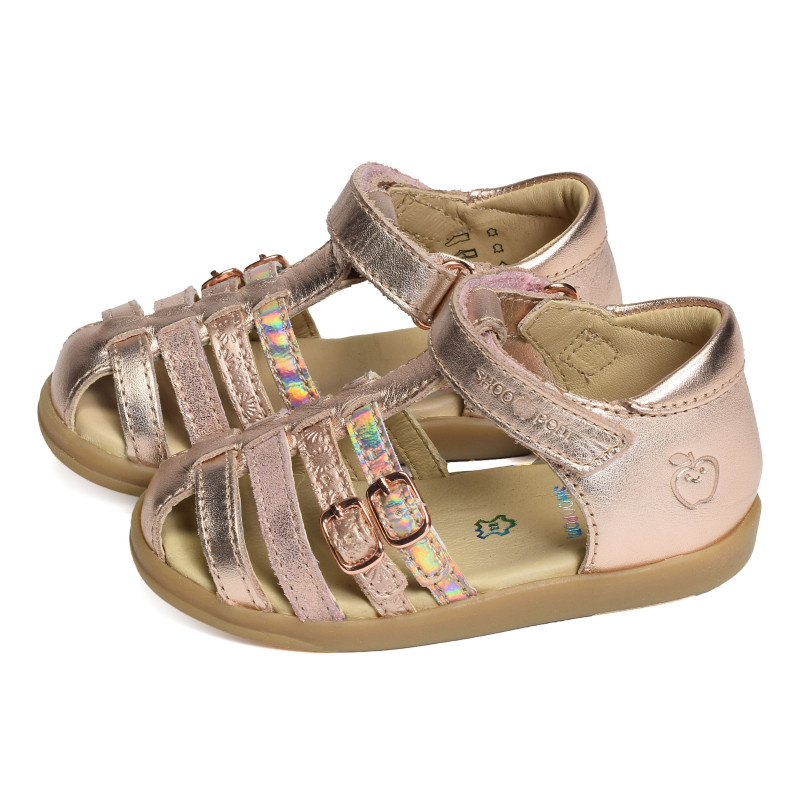PIKA SPART Rose Platine, Sandales plates & Nu-Pieds Shoopom