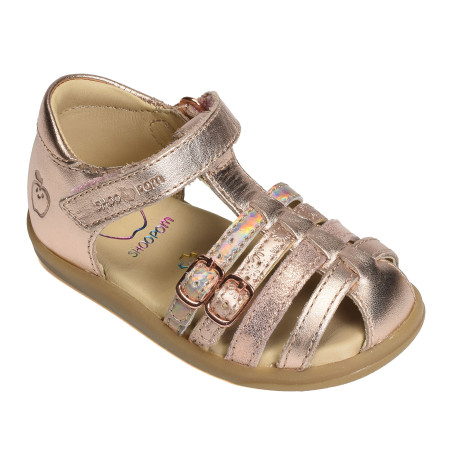 PIKA SPART Rose Platine, Sandales plates & Nu-Pieds Shoopom