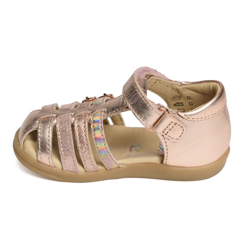 PIKA SPART Rose Platine, Sandales plates & Nu-Pieds Shoopom