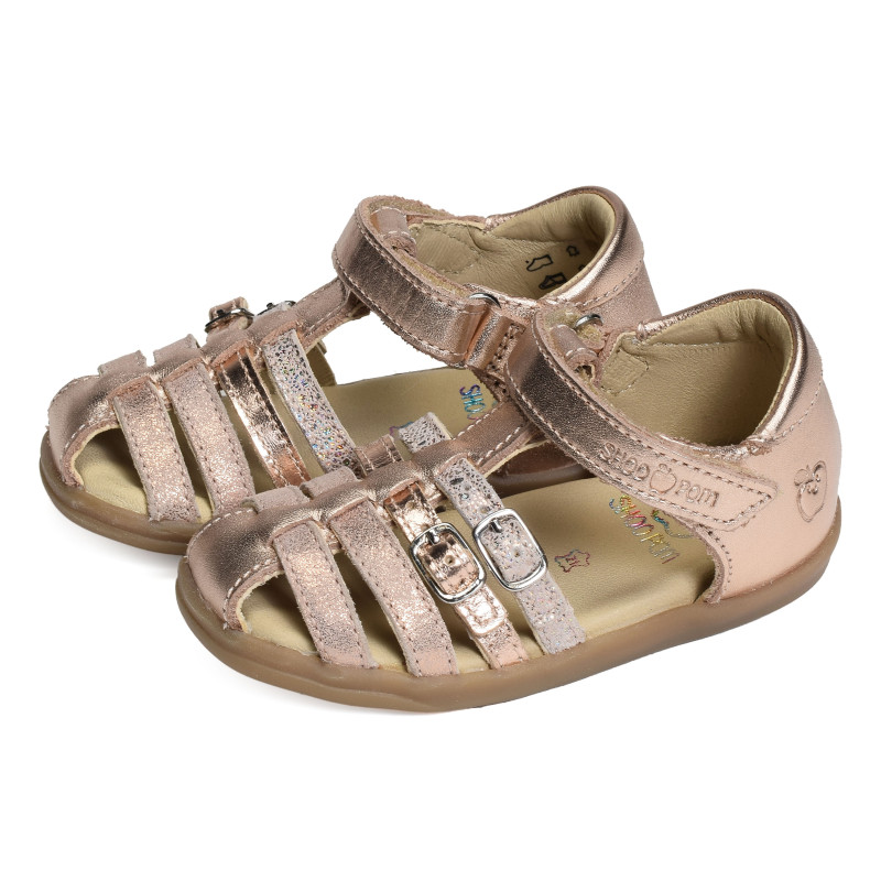 PIKA SPART Rose, Sandales plates & Nu-Pieds Shoopom