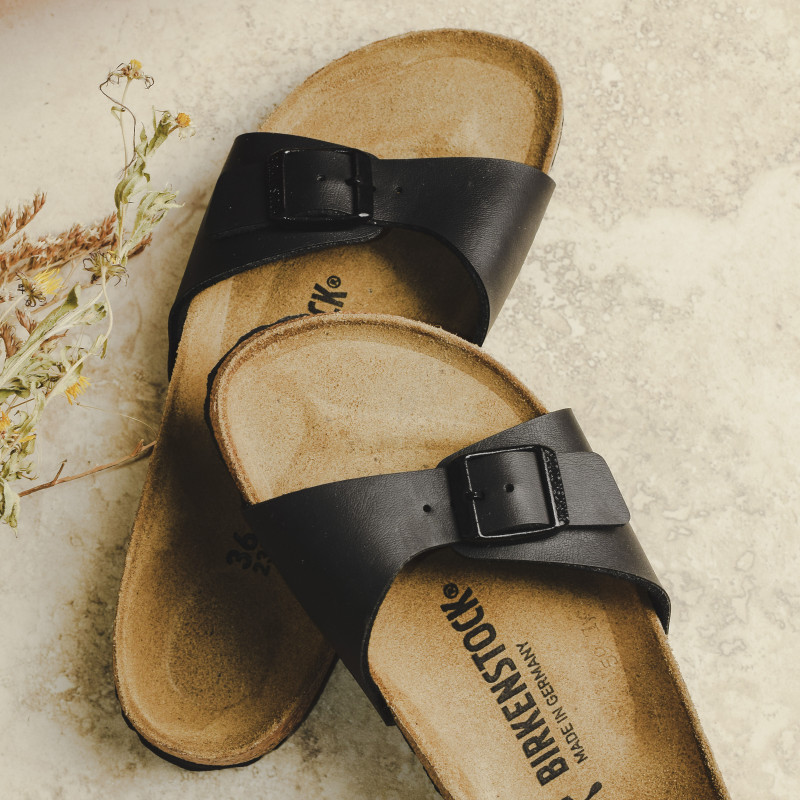 MADRID W Noir, Mules Birkenstock