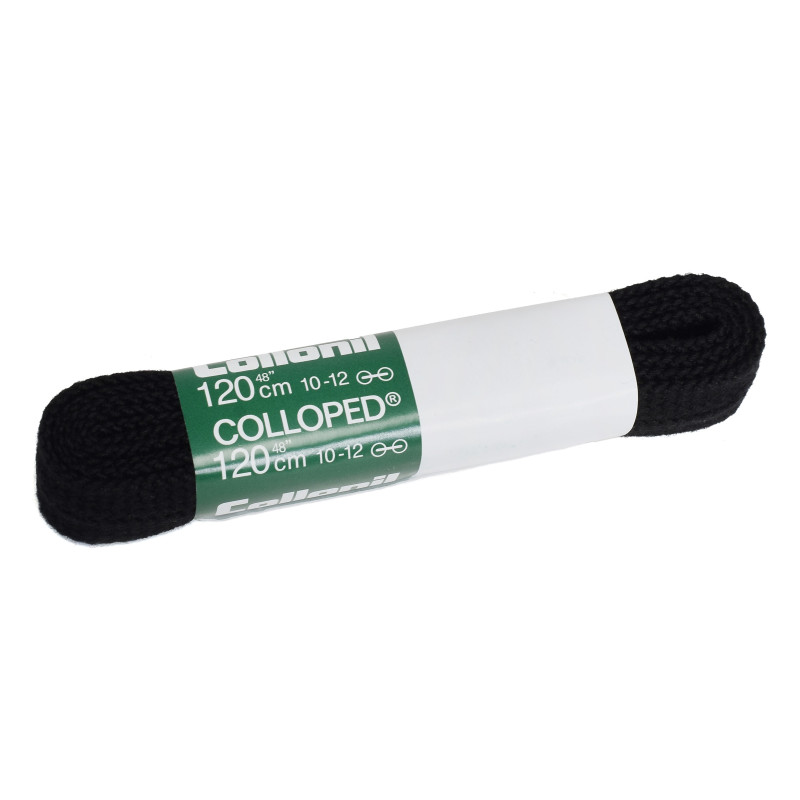 LACETS PLATS 120 CM Noir, Lacets Collonil