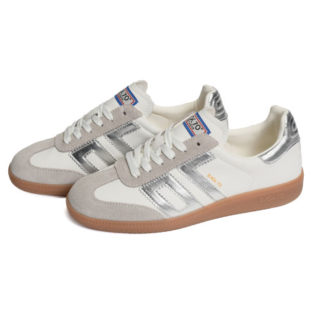 CLOUD METALLIC Blanc Argent, Sneakers basses Back 70