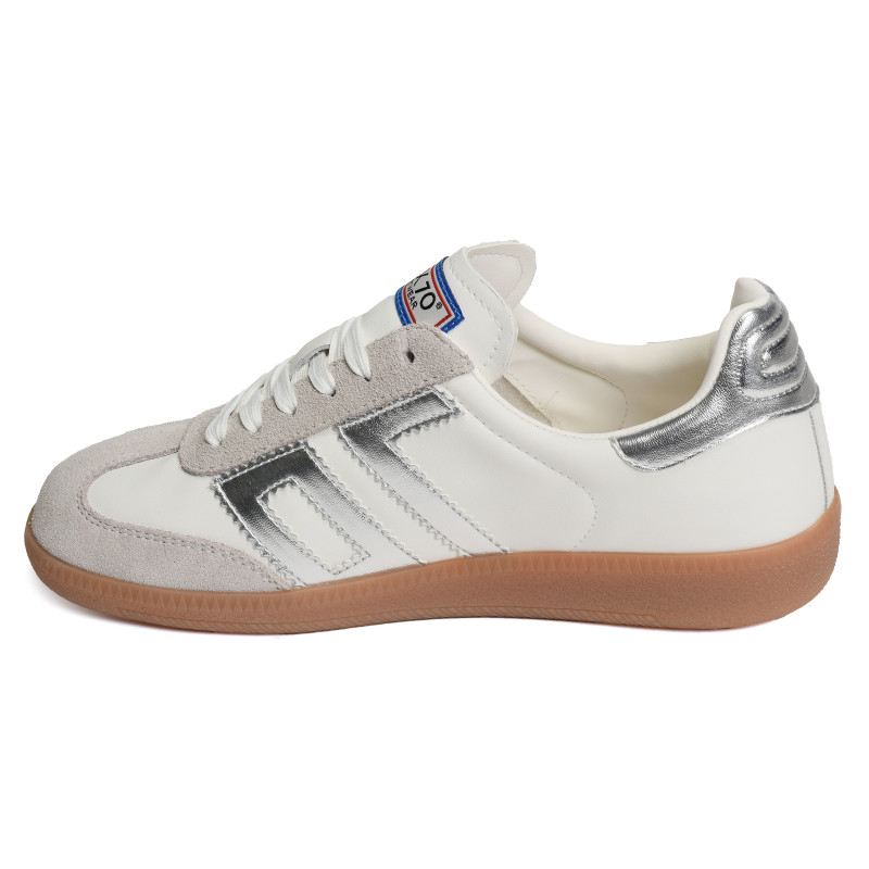 CLOUD METALLIC Blanc Argent, Sneakers basses Back 70