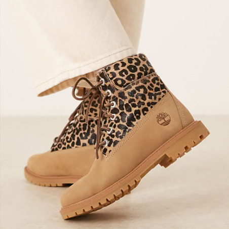 6 IN PREMIUM LEOPARD Beige Léopard, Boots Timberland