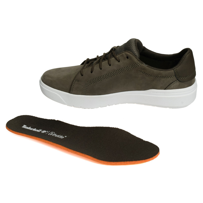 SENECA BAY LOW LACE SNEAKER Kaki, Sneakers basses Timberland