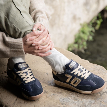 JOGGER NAPPA Marine, Baskets running Back 70