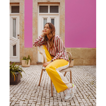 1258246 Blanc Jaune, Sneakers basses Victoria