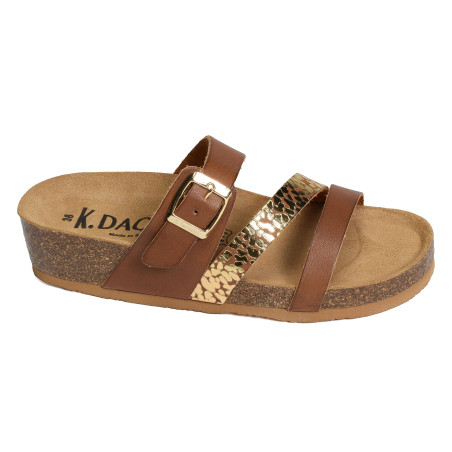 GARBIS Tan, Mules K.Daques