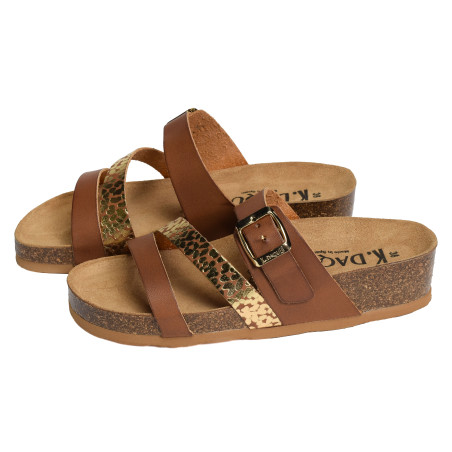 GARBIS Tan, Mules K.Daques