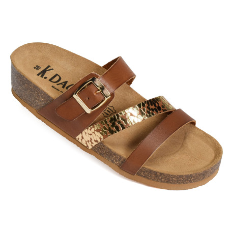 GARBIS Tan, Mules K.Daques