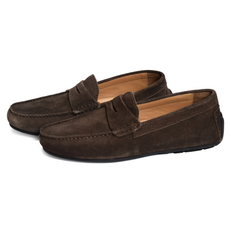 MARTIN Chocolat, Mocassins Atelier Tropézien