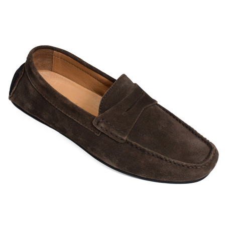 MARTIN Chocolat, Mocassins Atelier Tropézien