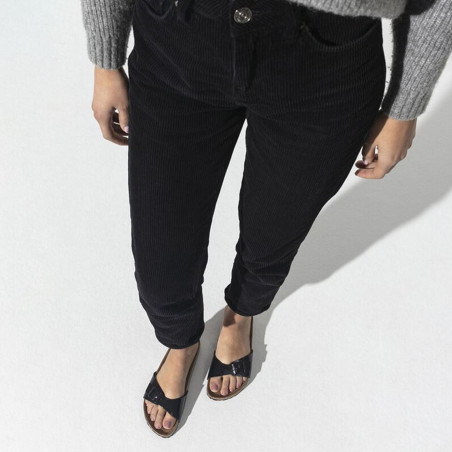 MADRID W Verni Noir, Mules Birkenstock