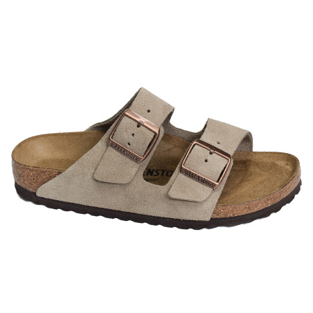 ARIZONA SUEDE W Taupe, Mules Birkenstock