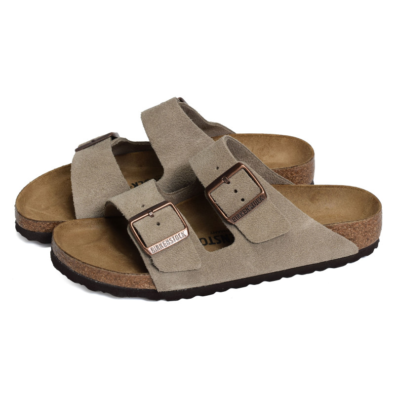 ARIZONA SUEDE W Taupe, Mules Birkenstock