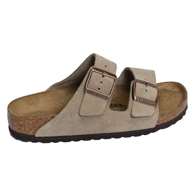 ARIZONA SUEDE W Taupe, Mules Birkenstock