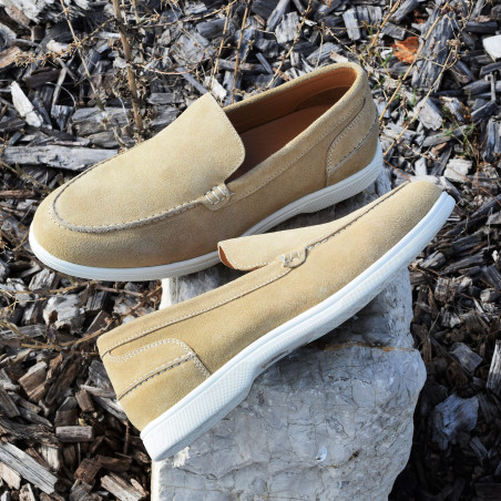 GABIN Beige, Mocassins Atelier Tropézien