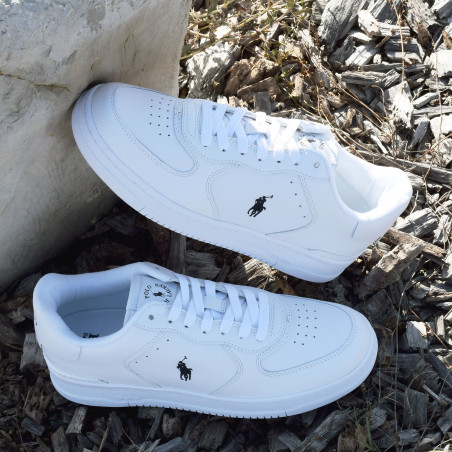 MASTERS COURT Blanc, Sneakers basses Polo Ralph Lauren