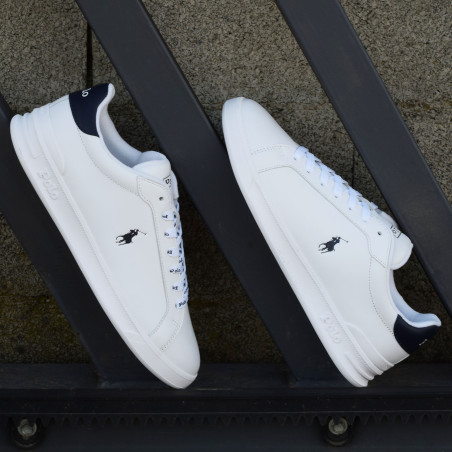 HERITAGE COURT Blanc Marine, Sneakers basses Polo Ralph Lauren