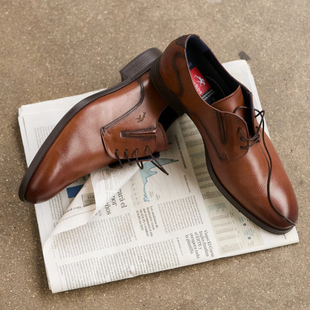 HERACLES 8412 Camel, Chaussures de Ville Fluchos