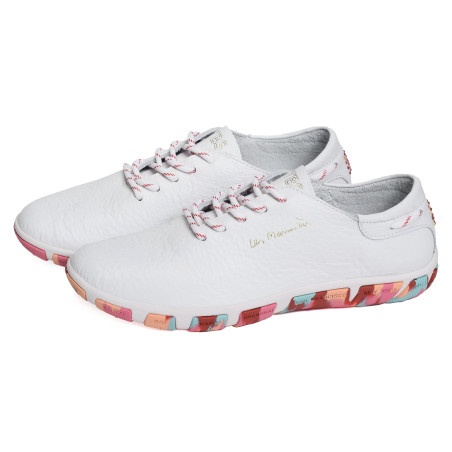 JAZARU Blanc Multicolore, Sneakers basses TBS