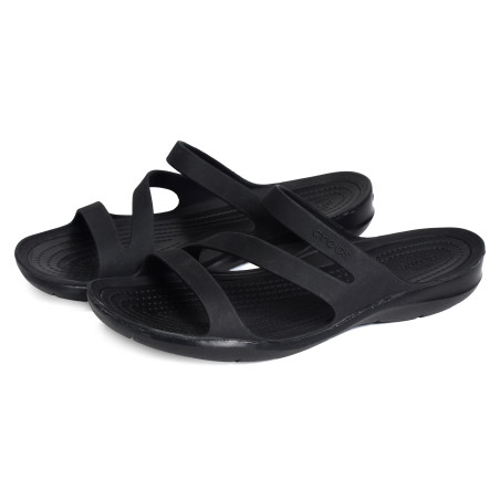 SWIFTWATER SANDAL W Noir Noir, Claquettes Crocs