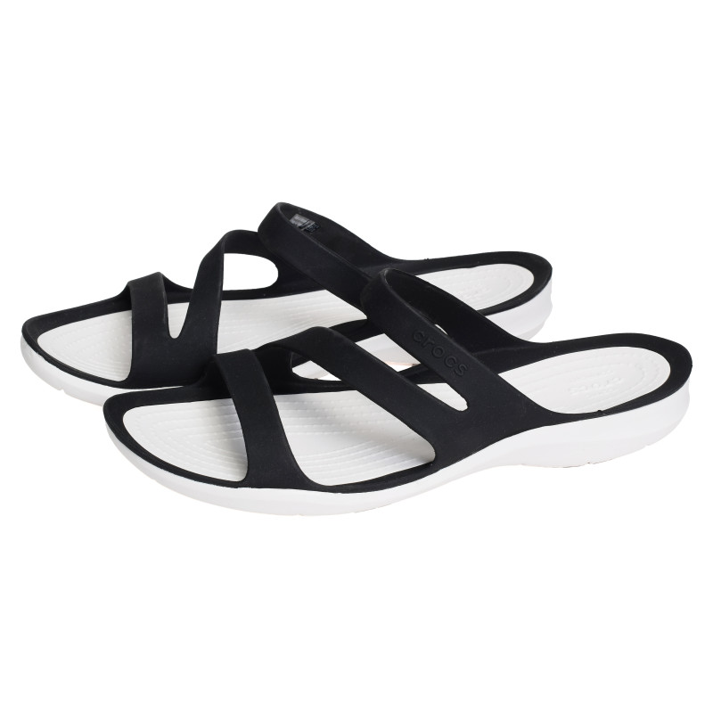 SWIFTWATER SANDAL W Noir, Claquettes Crocs