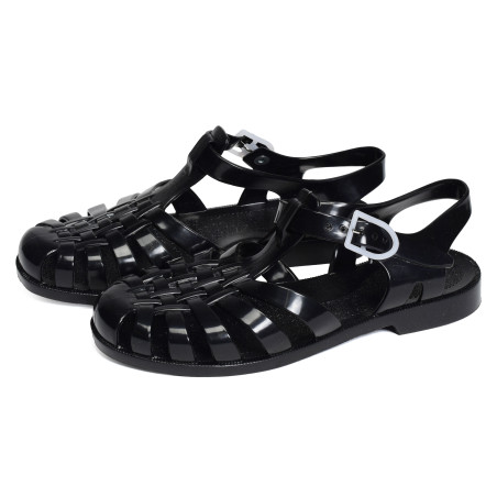 SUN FEMME Noir, Sandalettes Méduse