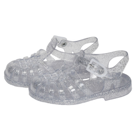 SUN FILLE Argent, Sandalettes Méduse