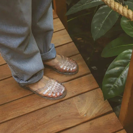 SUN FILLE Argent, Sandalettes Méduse