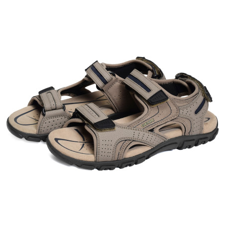 U SANDAL STRADA D Beige, Sandales plates & Nu-Pieds Geox