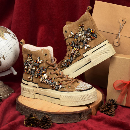 EFD 07C Camel, Baskets montantes Nan-Ku