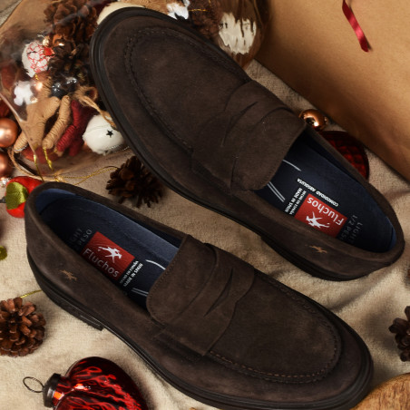 BELGAS F0633 Marron, Mocassins Fluchos