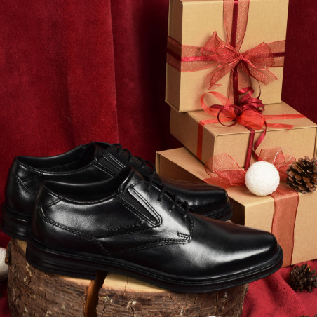 RIGALO EVO AOC01 Noir, Chaussures de Ville Bugatti