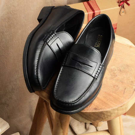 U NEW DAMON B Noir, Mocassins Geox