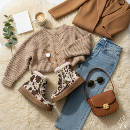 CHILL HI Vache, Boots Iqônic