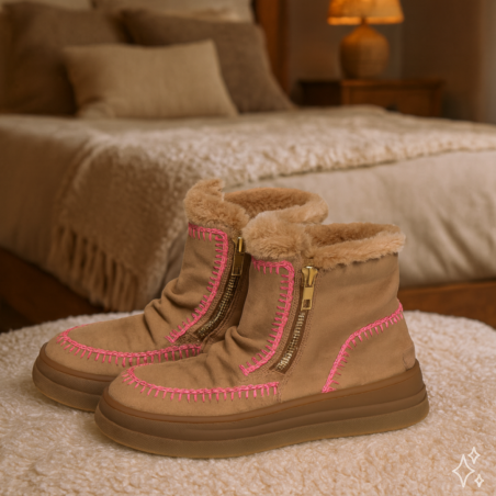 CHILL HI Camel Rose, Boots Iqônic