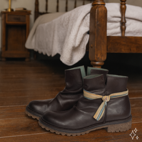 E013 Chocolat, Bottines Felmini