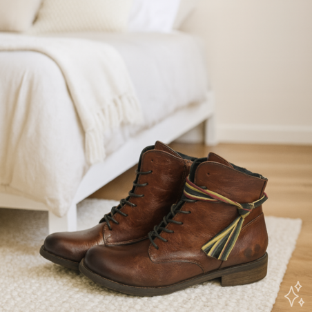 1072 Marron, Boots Felmini