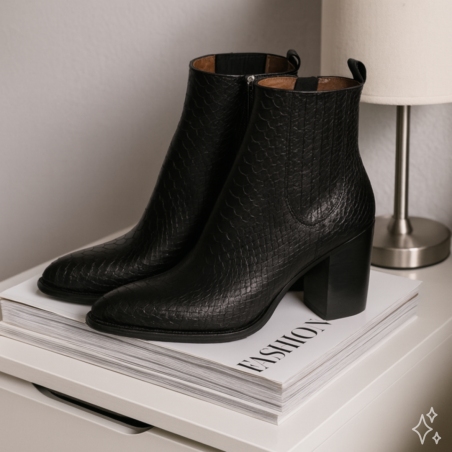 RAVEN Noir, Bottines Muratti