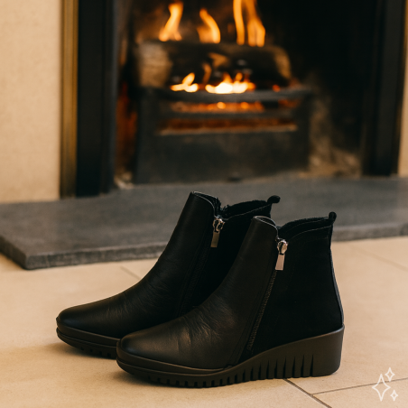 IRONE Noir, Bottines Madory