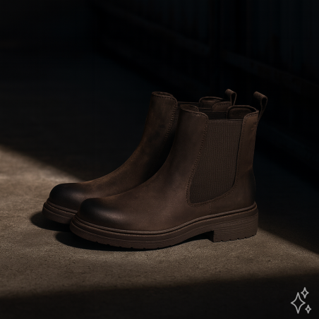 ORINOCO3 TOP Marron Foncé, Chelsea boots Clarks